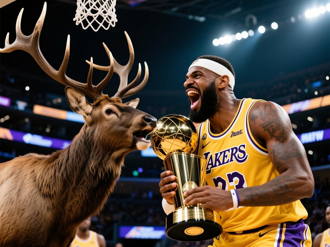 雄鹿战胜湖人,勇夺总冠军 第2张